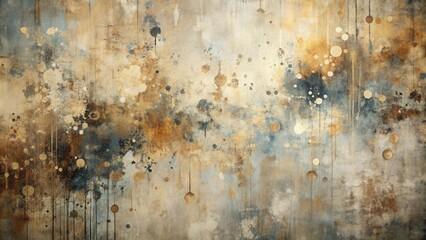 Wall Mural - Abstract Textured Background Featuring a Blend of Earthy Tones and Randomly Spattered Paint