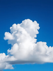 Wall Mural - Clear blue sky stock photo, background