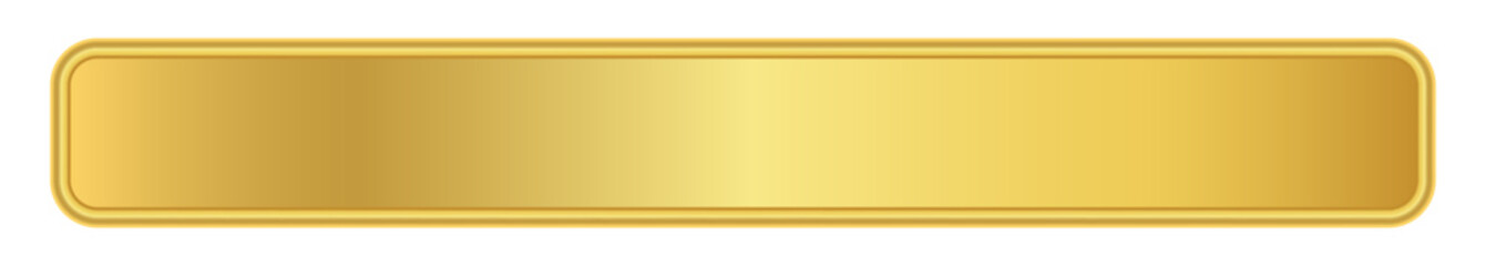 gold label banner, luxury golden frame, gold name plate