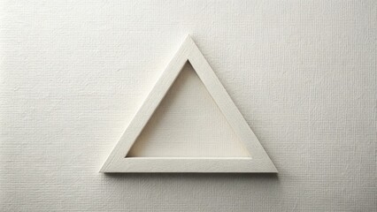 Aufkleber - Elegant Triangular Frame on Textured Surface Ideal for Minimalist Design