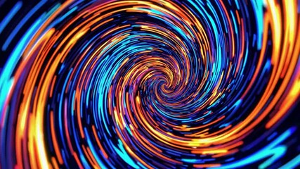 Aufkleber - Swirling patterns of light create a mesmerizing vortex effect in vibrant colors