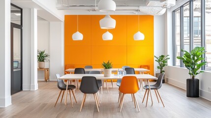 Dynamic office workspace layout for creative brainstorming areas