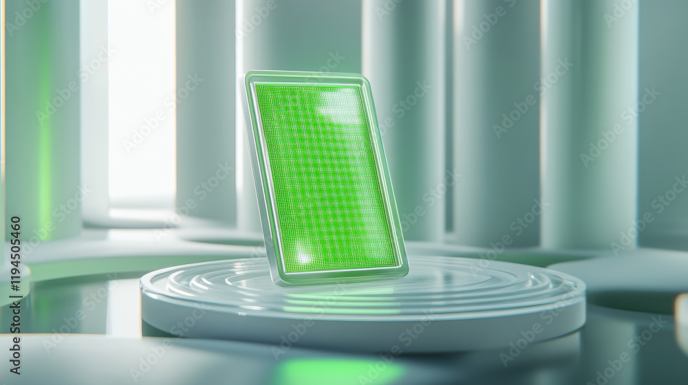 3d realistic isolated white solar panel vector. Green sun energy from ...