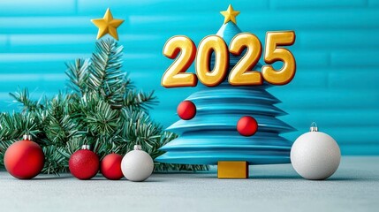 Wall Mural - A photostock of a vibrant holiday scene with golden 