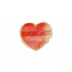 Poster - Heart vintage white background accessories rectangle.