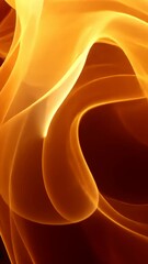 Wall Mural - abstract fire and light: golden hues vertical video