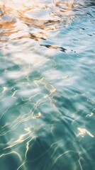 Canvas Print - Summer sea reflection outdoors.