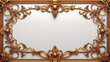 © fr_119 - Vintage Baroque Frame with Golden Ornamental Details