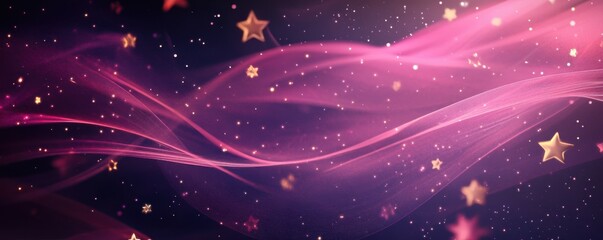 Wall Mural - a cosmic-inspired design with swirling stars and ethereal light patterns, 4k photo.