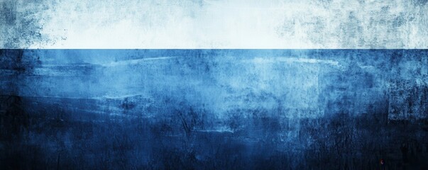 Wall Mural - a dark to light gradient header with a blue, grainy, and blurred texture for a poster or banner desi