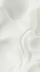 Canvas Print - Super Slow Motion of Mixing Milk, Splashing. Filmed on High Speed Cinema Camera, 1000 fps. Cream and Milk Closeup. Vertical Aspect Ratio.