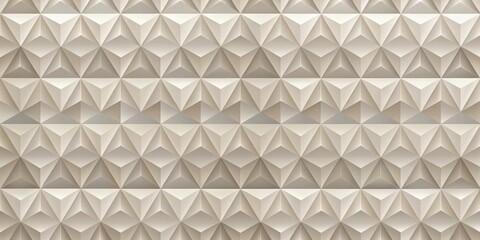 Aufkleber - Abstract Geometric Beige Triangle Pattern Seamless Texture for Modern Design