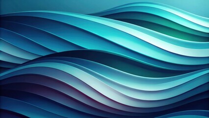 Poster - Abstract Blue Swirling Wave Pattern Design, Perfect for Modern Backgrounds or Decorative Projects