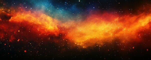 Wall Mural - abstract colored firework background with free space for text