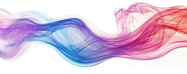 Wall Mural - a flowing abstract with curves of vibrant magenta and teal, 4k photo.