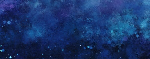 Wall Mural - a glowing nebula-inspired background with deep blues and purples, 4k photo.