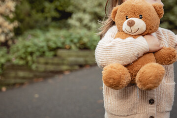 Child with a teddy bear