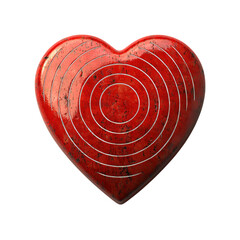 Wall Mural - heart icon with wavy lines and texture design isolated on transparent background