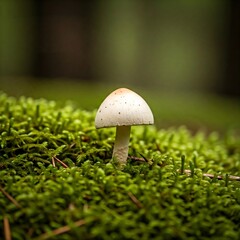 mushroom in the grass