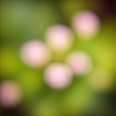 green bokeh background