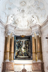 Wall Mural - Interior of Sanctuary of Fatima, Portugal. Basilica of Our Lady of the Rosary, Basilica de Nossa Senhora do Rosario