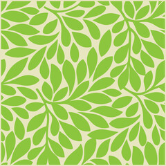Wall Mural - seamless pattern with autumn leaves. vector illustration botanical design.perfect for wallpaper, pos