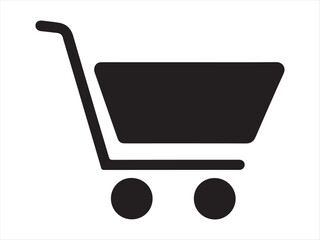 Wall Mural - Shopping Cart Icon, flat design best vector icon