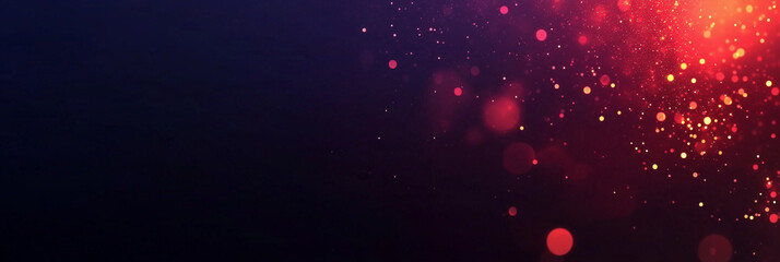 Wall Mural - abstract background with dark red, blue and gold particle. golden light shine particles bokeh on nav