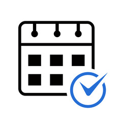 Sticker - Event schedule icon on transparent background 