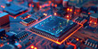 © Lila Patel - Central Processing Unit on Circuit Board with Integrated Components