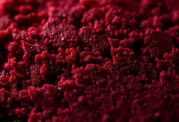 Deep Red Beetroot Puree Close Up Texture Rich Food