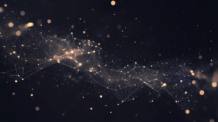 Wall Mural - starry night sky, milky way galaxy with stars and space dust in the universe. generative ai. starbri