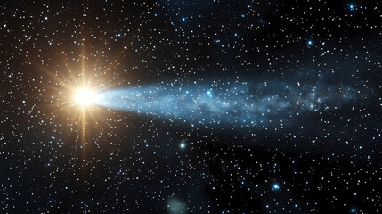 Wall Mural - stars in sky, starry night starlight shine of milky way, space cosmic background, starry background 