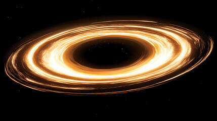 Wall Mural - Galaxy 3d illustration creative design, black hole in universe. ring galaxy in space. Starbright. Illustration