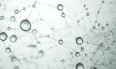 Water droplets cling to intricate web threads.