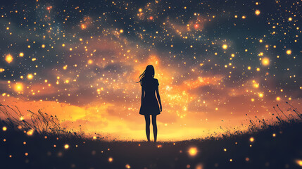 Wall Mural - astronomy calm atmosphere
