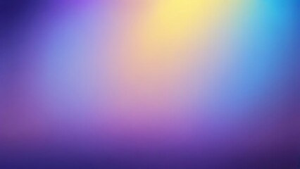 a blurry grainy gradient of blues, purples, and yellows a modern, artistic abstract background