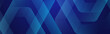 © BAIVECTOR - Digital futuristic technology concept with hexagons. Digital hexagonal blue abstract background. Geometric stripe line art design for poster, brochure, cover, banner, website, header