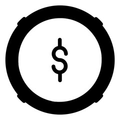 Sticker - Target Money Finance Line Icon