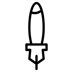 Sticker - Pen Write Writing Line Icon