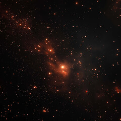 stunning view of star filled galaxy showcasing bright stars and cosmic dust, creating mesmerizing ce