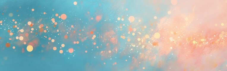 Poster - Dreamy interplay of soft coral and light captures a tranquil atmosphere at dusk