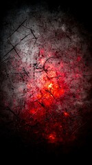 Grungy Red   Black Abstract Texture  Dark Background  Scratched  Splattered  Intense