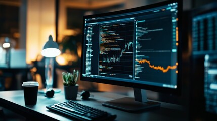 Coding and Data Analysis on a Modern Workstation at Night