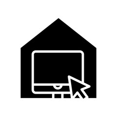 Sticker - Work from home icon