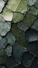 Leinwandbilder - Rugged metallic surface with a gradient of textures showcasing earthy tones and natural patterns
