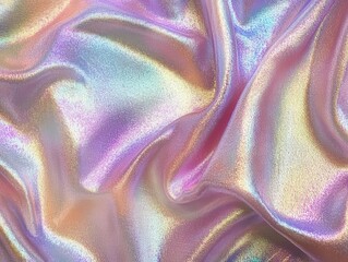 iridescent holographic texture background with rainbow color gradient and metallic pearl effect for modern design applications