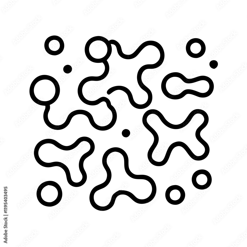 paint splatter pattern icon, paint splatter pattern line art - simple ...