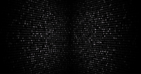Desktop source code and technology background, Developer or programer with coding and programming, Wallpaper by Computer language and source code, Computer virus and Malware attack.