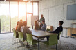 © .shock - A diverse multiethnic business team engages in a collaborative meeting, discussing strategies and solutions in a modern office setting